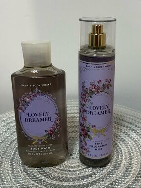 BBW Lovely Dreamer Body Wash and Fragrance Mist Set of 2 NWT